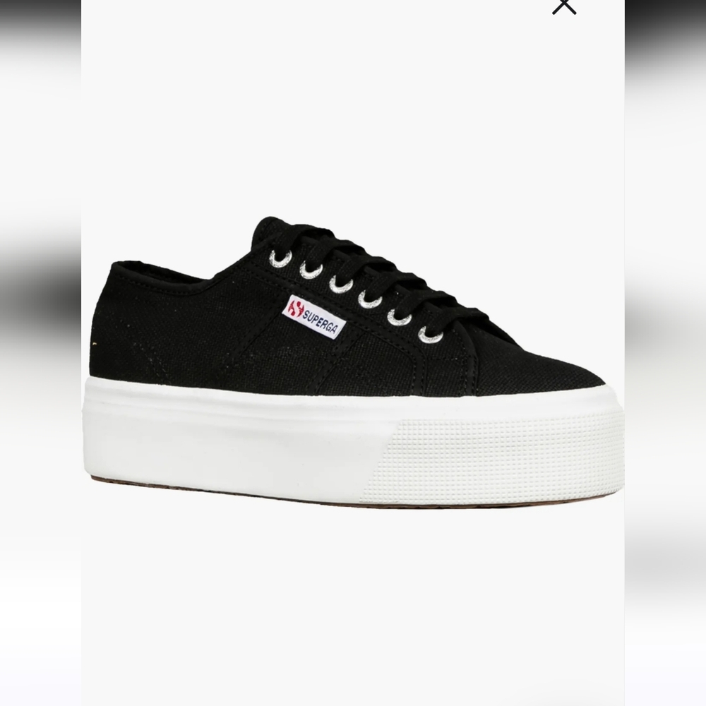 Superga 2790 platform black 6
